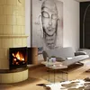 Relaxdays Satztisch 2er Set, massive Tischplatte, edle Glas Produktbild-Vorschau 5