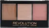 A makeup palette with three shades: bronzer, highlighter, and blush. Produktbild-Vorschau
