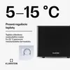 Klarstein Mini chladnička, tichá, 5-15 °C, minibar, 17 l, Náhľad obrázku produktu 4