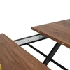 Essgruppe (5-tlg), Ausziehbares Esstischset für 4 Produktbild-Vorschau 11