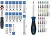 Zestaw kluczy nasadowych 1/4 cala, 37 elementów. Podgląd zdjęcia produktu 1