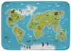 Tappeto morbido Achoka per la camera dei bambini mappa del Anteprima dell’immagine prodotto 2