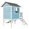 AXI Spielhaus Beach Lodge XL in Blau mit hellgrüner Rutsche Produktbild-Vorschau 4