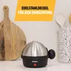 Tristar EK-3076, voor 7 eieren, roestvrij staal, zwart, Productafbeelding-voorbeeld 13