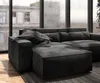 DELIFE Ecksofa Sirpio 230x155 cm Mikrofaser Schwarz Produktbild-Vorschau 5