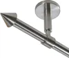 Gardinenstange Set Edelstahl Look Metall Ø 16mm zur Produktbild-Vorschau 1