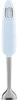 A light blue and silver hand blender shown from the front. Anteprima dell’immagine prodotto