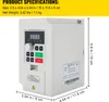 Przetwornica częstotliwości SucceBuy 3KW, wejście AC 220 V, Podgląd zdjęcia produktu 7