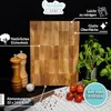 Creative Home Eiche-Hackklotz | 32 x 24 x 4 cm | Hack-Block Produktbild-Vorschau 3