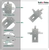KOTARBAU® Zámek garážových vrat 60 mm Ocelový zámek pro Náhled obrázku produktu 4