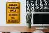 Blechschild Parken 20x30cm biker parking only all others Produktbild-Vorschau 5