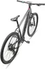 A studio shot of a grey electric mountain bike against a white background. Produktbild-Vorschau