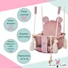 Love Gifts® Babyschaukel aus Holz hochwertig und geeignet Produktbild-Vorschau 5