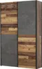 Armoire 2 portes coulissantes OZZULA, 120 x 41,6 x 190,5 Voir les images du produit 1