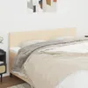 Kopfteile Creme 160x5x78/88 cm Stoff Produktbild-Vorschau 2