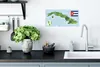 MuchoWow® Poster Eine Illustration der Karte von Kuba 40x20 Produktbild-Vorschau 3