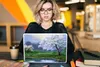 MuchoWow® Laptop Aufkleber Sticker Cover Malerei - Baum - Produktbild-Vorschau 5