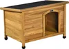 Hundehütte aus Holz "Max" – 85 x 57 x 58 cm – Braun Produktbild-Vorschau 1