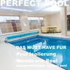 An indoor swimming pool with a pool cover reel. Náhľad obrázku produktu