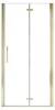 Duschspa 80x195cm Gold gebürstet Nischentür Falttür Produktbild-Vorschau 1