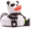 Badeente Pandabär schwarz weiß Vinyl 9 cm Produktbild-Vorschau 6
