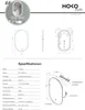 HOKO Badspiegel LED 60 x 100 cm Wandspiegel Oval + LED Produktbild-Vorschau 9