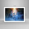 Poster - Poster ohne Rahmen - Astronaut Licht Kosmos - Produktbild-Vorschau 4