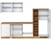 Held Möbel Winkelküche ohne Geräte Florenz 240 cm weiß matt Produktbild-Vorschau 1