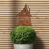 UNUS® Gartenstecker Hexenhaus Zauberhaft Rost Gartendeko Produktbild-Vorschau 2