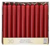 Papstar Tafelkerzen Ø 2,15 cm 19,6 cm bordeaux, 4 x 30 Produktbild-Vorschau 1