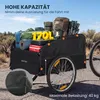 SPORTNOW Fahrradanhänger 170 Liter Fahrrad Lastenanhänger Produktbild-Vorschau 4