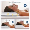 Cuscino ultra-sottile – Cuscino piatto ideale per chi dorme Anteprima dell’immagine prodotto 5