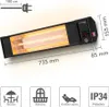 TROTEC Infrarot Heizstrahler IR 2010 S | Infrarotwärme ohne Produktbild-Vorschau 4