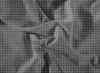 A close-up view of dark gray checkered bedding, with a grid overlay. Náhled obrázku produktu