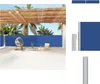 vidaXL Seitenmarkise Ausziehbar Blau 160x1200 cm -  Produktbild-Vorschau 1