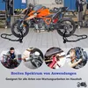 QEENTOE 2 Stück Motorradständer mit Rollen Motorrad Produktbild-Vorschau 5