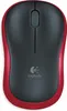 Logitech M 185 Cordless Notebook Mouse USB schwarz / rot Produktbild-Vorschau 1