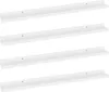 vidaXL Étagères murales 4 pcs. Blanc 80x9x3 cm Voir les images du produit 9