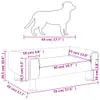 Lit pour chien rose 70x45x26,5 cm velours Voir les images du produit 8