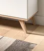 Sideboard "Hygge" weiß und Eiche Kommode skandinavisch 185 Produktbild-Vorschau 4
