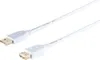 Prolunga USB High Speed 2.0, presa A/A, USB 2.0, bianco, 1m Anteprima dell’immagine prodotto 2