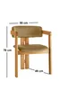 Skye Decor, CO - 036, Stuhl, 100 % HOLZ, Eiche, 58 x 49 x Produktbild-Vorschau 4