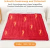 VENDITA DEL NUOVO ANNO! Coperta elettrica rossa 180x130cm, Anteprima dell’immagine prodotto 3