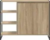vidaXL Seitenschrank Sonoma 96,5 x 30 x 75 cm Holzwerkstoff Produktbild-Vorschau 6
