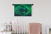MuchoWow® Wandteppich Wandbehang Nordlichter - Steine - Produktbild-Vorschau 2