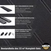 MEGA HOLZ WPC Terrassendielen Komplettset -  33 m² - Produktbild-Vorschau 3