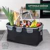 bremermann Panier à provisions pliable - 25 litres en noir, Voir les images du produit 4