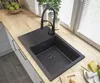 Granitan | Granitspüle LOUIS - 800 x 500 mm - Schwarz m. Produktbild-Vorschau 2