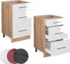 Küchenunterschrank Vicco Fame-Line Weiß Hochglanz 50 cm Produktbild-Vorschau 6
