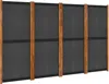 Parawan 4-Panelowy, Czarny, 280 X 180 Cm Lumarko! Podgląd zdjęcia produktu 9
